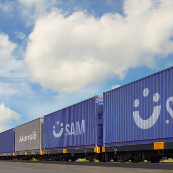 El tráfico ferroviario de mercancías ha aumentado en los últimos meses.